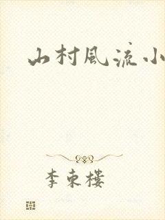 山村风流小说封面