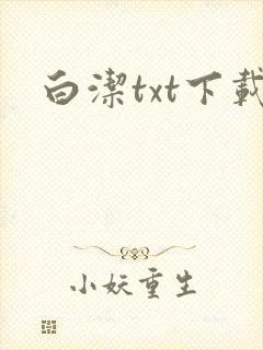 白洁txt下载封面