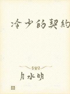 冷少的契约囚奴封面