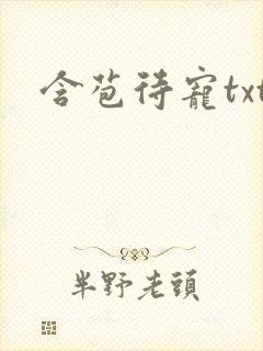 含苞待宠txt