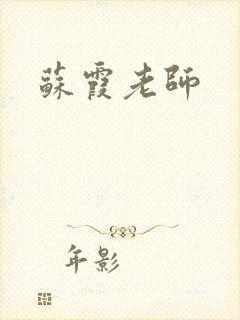 苏霞老师封面