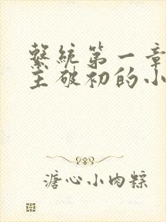 系统第一章给宿主破初的小说