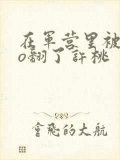 在军营里被cao翻了许桃