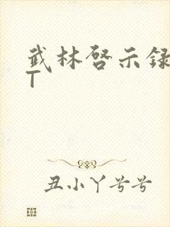 武林启示录TXT封面