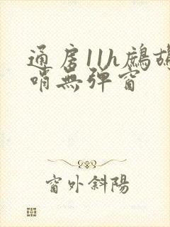 通房11h鹧鸪哨无弹窗