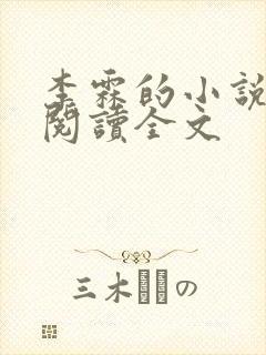 李霖的小说免费阅读全文