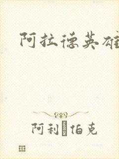 阿拉德英雄传封面