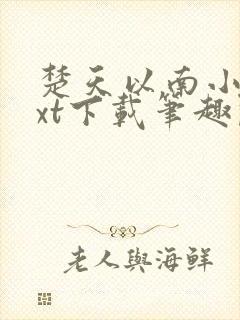 楚天以南小说txt下载笔趣阁