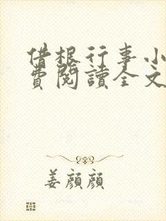 借根行事小说免费阅读全文在线阅笔趣无弹窗