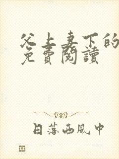 父上妻下的小说免费阅读封面