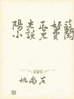 阳光正好苏玥玥小说免费阅读无弹窗