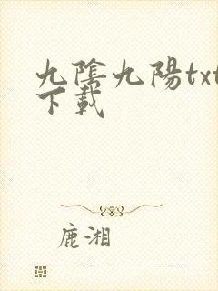 九阴九阳txt下载