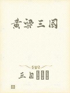 黄粱三国封面