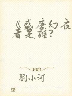 《盛唐幻夜》作者是谁?