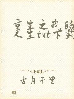 重生之我的书记人生txt下载封面