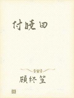 付晓田