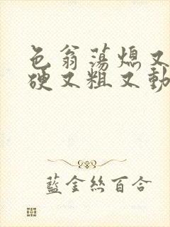 色翁荡熄又大又硬又粗又动态图