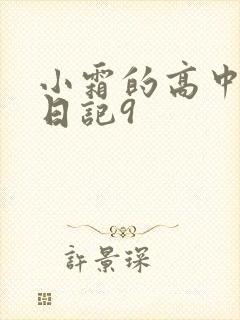 小霜的高中成长日记9