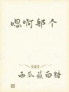 嗯啊那个封面