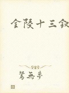 金陵十三钗原著