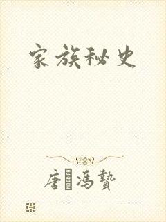 家族秘史封面