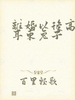 离婚以后高干 耳东兔子