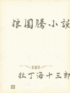 狼图腾小说