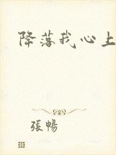 降落我心上