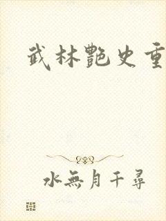 武林艳史重写版封面