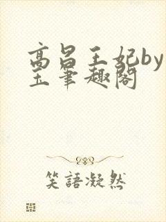高昌王妃by黛玉笔趣阁