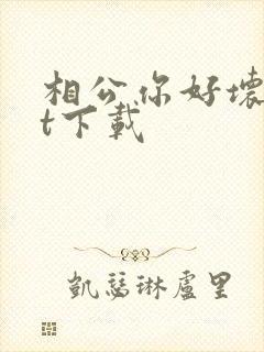 相公你好坏txt下载