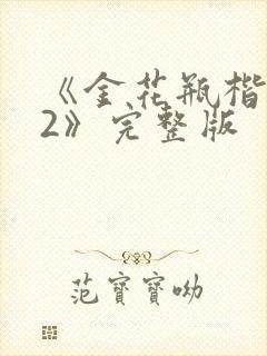 《金花瓶楷梅花2》完整版封面
