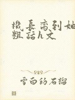 机长脔到她哭h粗话h文