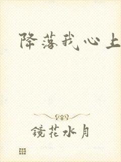 降落我心上