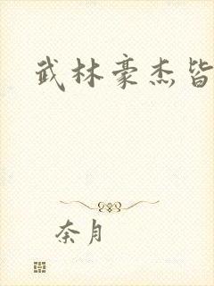 武林豪杰皆我奴