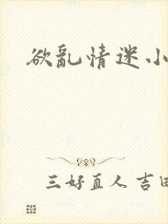 欲乱情迷小说