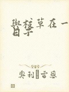 与校草在一起的日子