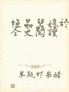 绝品儿媳于素欣全文阅读封面