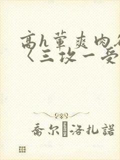 高h荤爽肉欲文〈三攻一受
