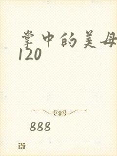 掌中的美母版主120封面
