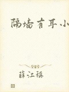 隔墙有耳小说