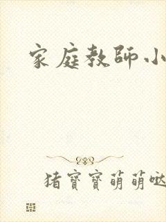 家庭教师小说