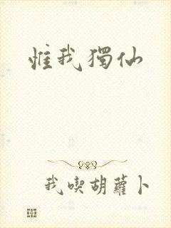 惟我独仙封面