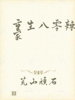 重生八零辣妻当家