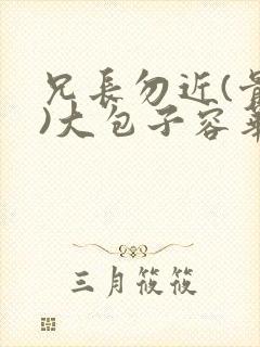 兄长勿近(骨科)大包子容华