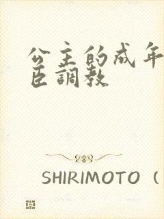 公主的成年礼大臣调教封面