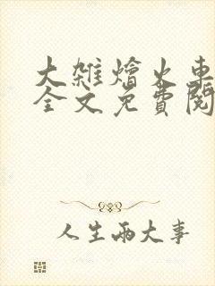 大杂烩火车小说全文免费阅读