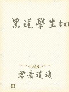 黑道学生txt