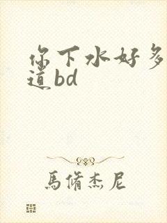 你下水好多下水道bd