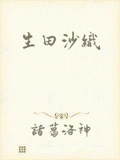 生田沙织封面